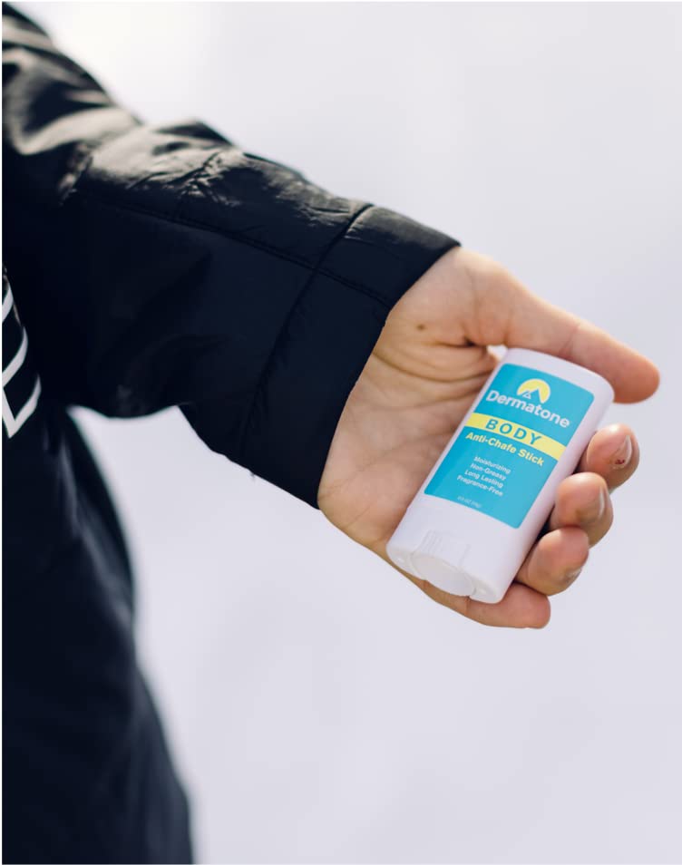 ديرماتون Travel Size Anti-Chafe Body Stick | Fragrance Free | Prevent Friction  Chaffing Skin Balm | | Long Lasting | Use for thigh, arm, chest,  rubbing | Small .5oz Stick - Image 2