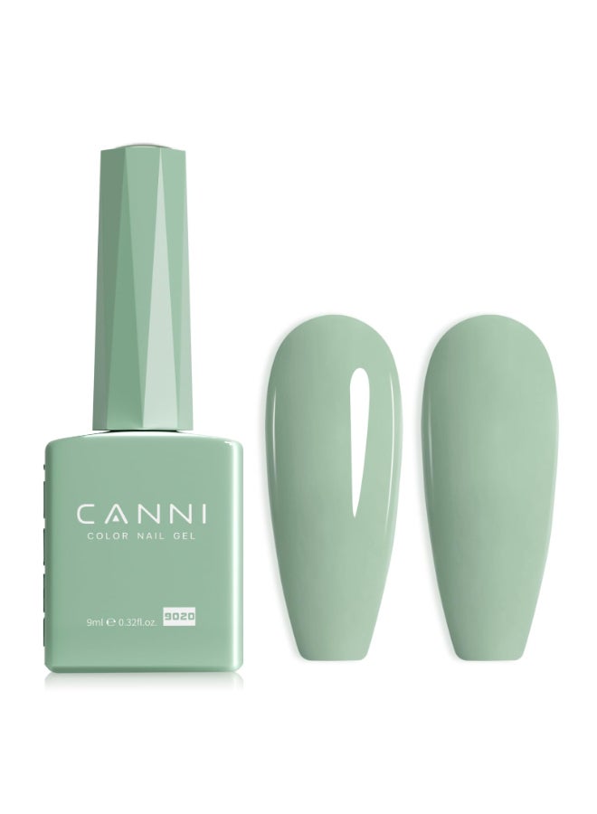 CANNI Light Green Gel Nail Polish 1Pcs Sage Green Gel Polish Mint Color High Gloss Soak Off U V Nail Manicure Salon DIY - Image 2