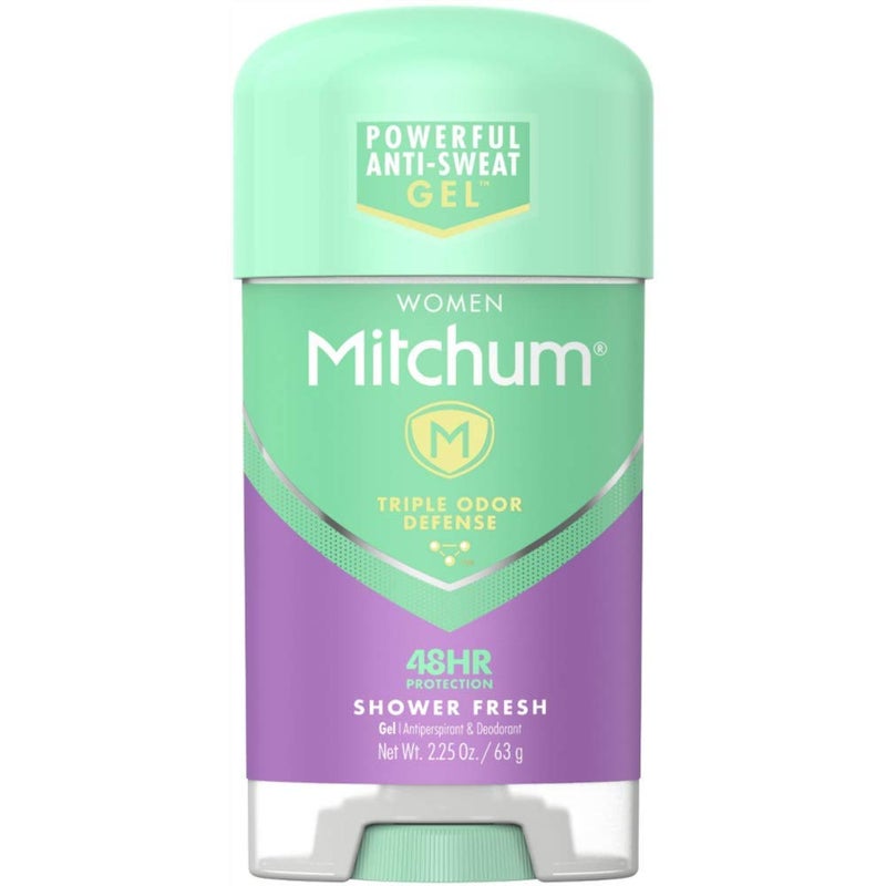 Mitchum Advanced Women Gel Anti-Perspirant & Deodorant, Shower Fresh 2.25 Ounces each (Value Pack of 2) - Image 2