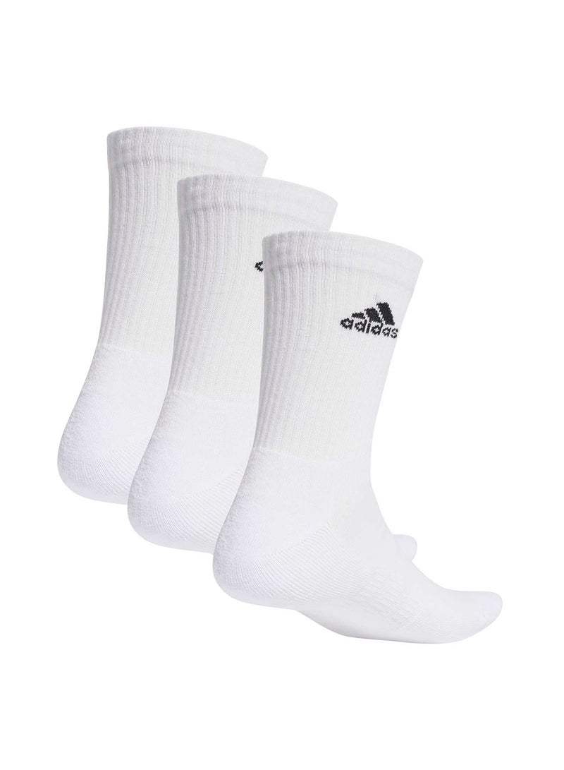 Adidas Cushioned Sportswear Crew Socks 3 Pair Pack - Image 2