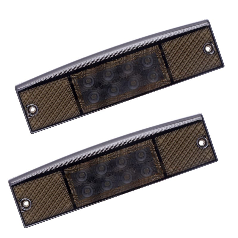 2PCS Tail Light Black LED For Polaris Ranger 400 500 570 800 EFI MIDSIZE EV(Both Side), Replace #2411450
