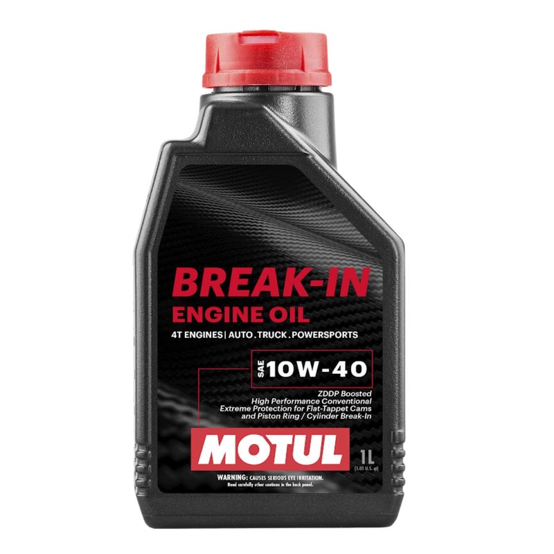Motul Break-in Engine Oil 4T Engines Auto Truck Powersports SAE 10W40 1L - Image 5
