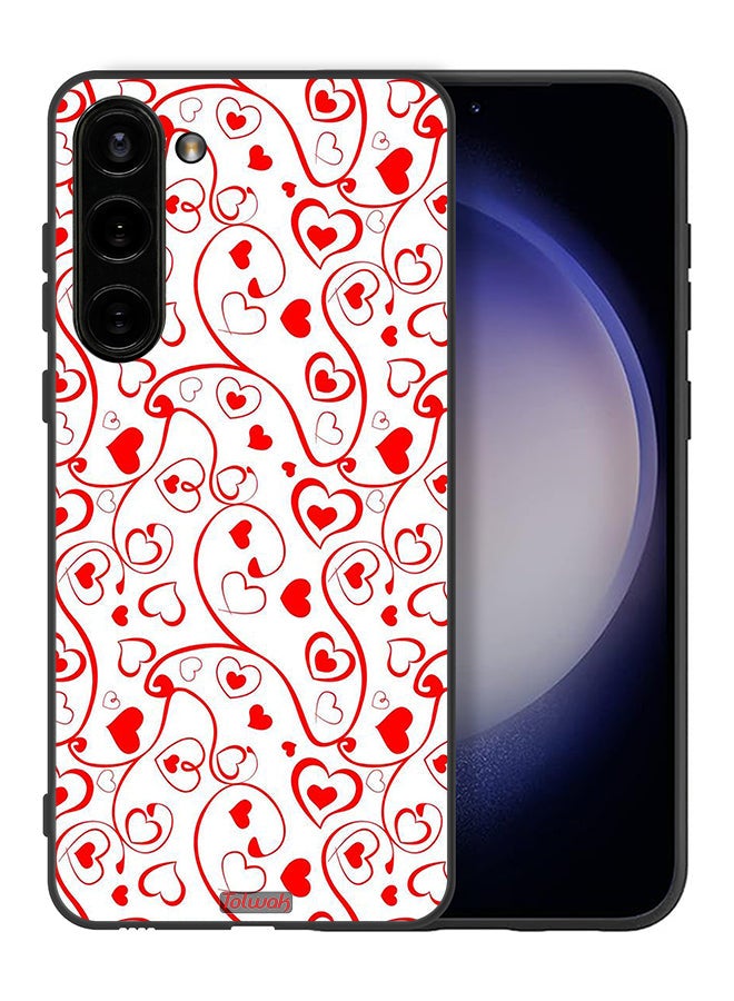 Tolwak Samsung Galaxy S23 5G Protective Case Cover Hearts Pattern - Image 2