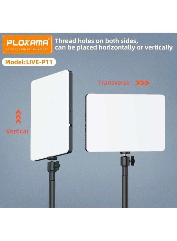 التخطيط رينج لايت كبير إضاءة ليد للتركيب على حامل الكاميرا بريموت كنترول للتحكم عن بعد - Image 5