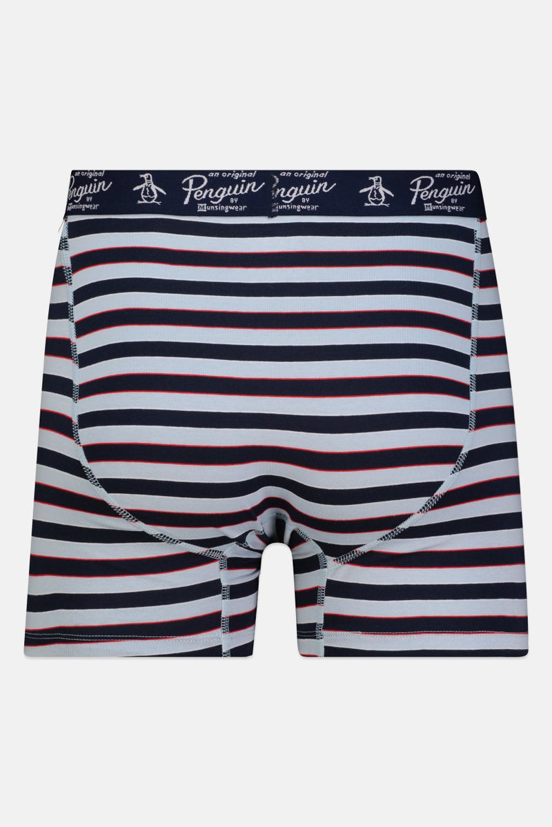 Original Penguin Men 4 Piece Brand Logo Boxer Briefs, Multicolor - Image 2