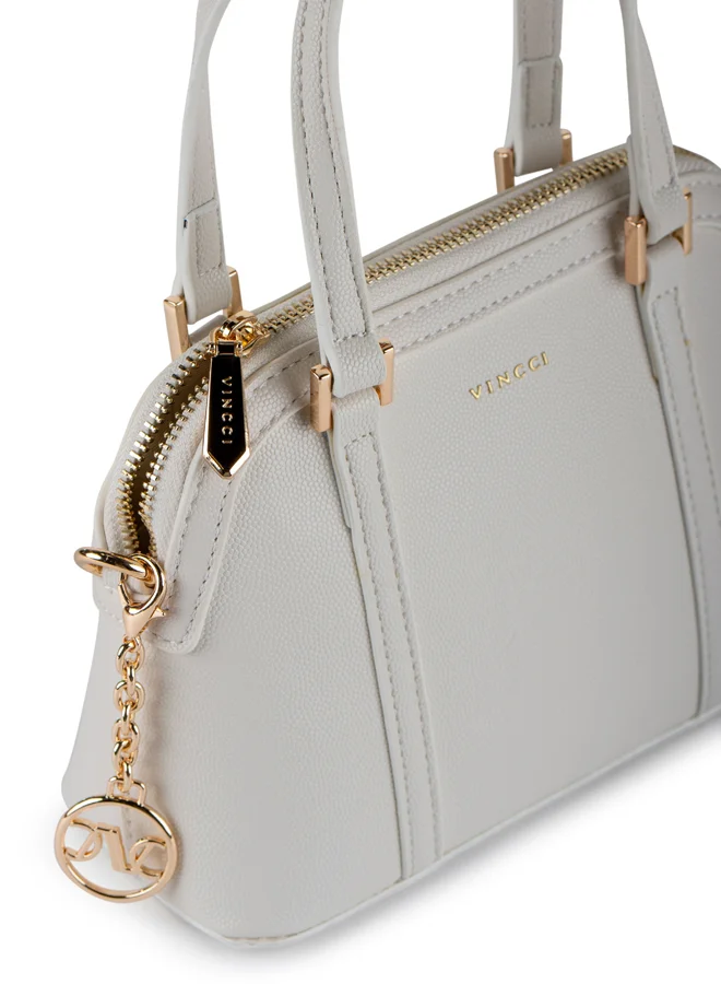 Vincci Women Satchel Bag with Chain Detailed