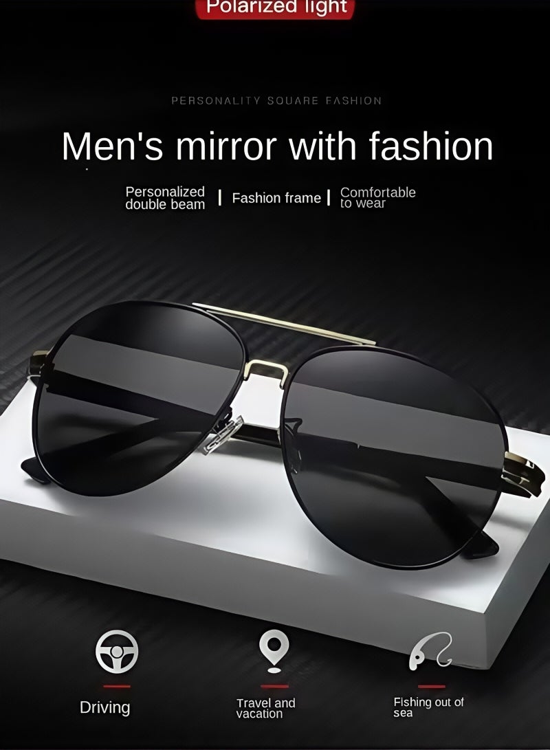 Generic Polarised sunglasses UV400 protection Classic designer fashion sunglasses men's driving fishing sunglasses  - Image 3