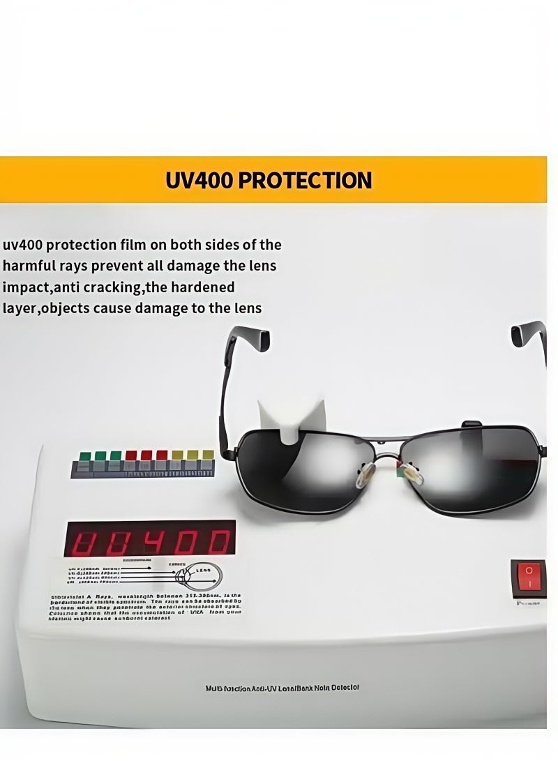 Generic Polarised sunglasses UV400 protection Classic designer fashion sunglasses men's driving fishing sunglasses  - Image 5