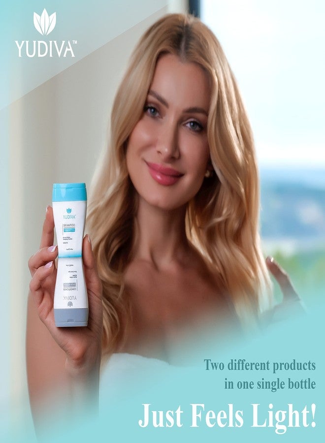 YUDIVA Shea Butter Shampoo & Conditioner Set, TSA travel size 3.3 Fl Oz - Image 2