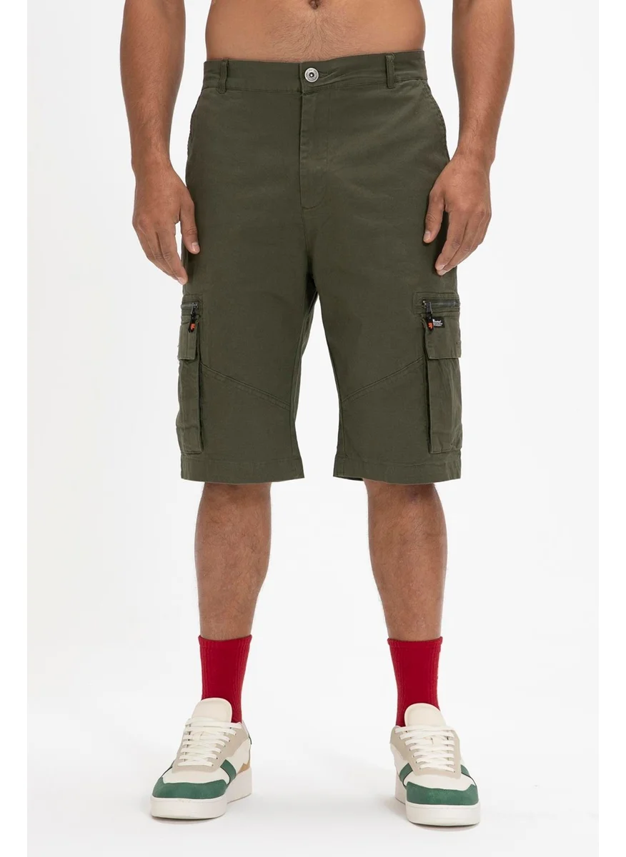 باد بير Rope Sweatshorts Khaki Green Men's Shorts