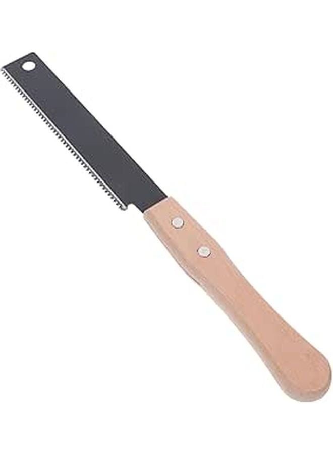 Fine Tooth Compact Hand Saw For Woodworking DIY Trim And Camping Use - Image 1