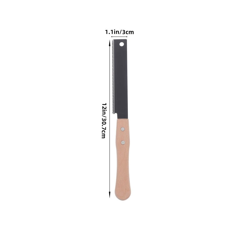 Fine Tooth Compact Hand Saw For Woodworking DIY Trim And Camping Use - Image 3