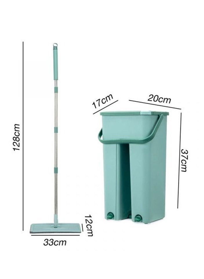 Scratch Scratch Cleaning Mop with 2 in 1 Self Clean Wash Dry Hands Free Flat Mop  - Image 3