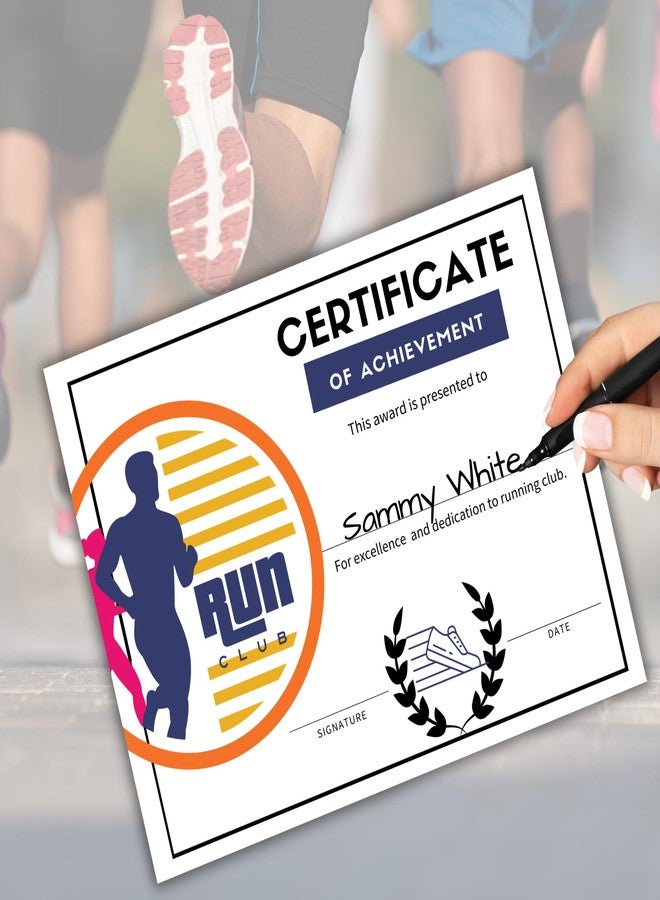 Lashicorn Running Track Cross Country Certificate of Achievement 50pk 8.5x11” Training 1st Place Winner Medal Trophy Most Improved Runner - Image 3