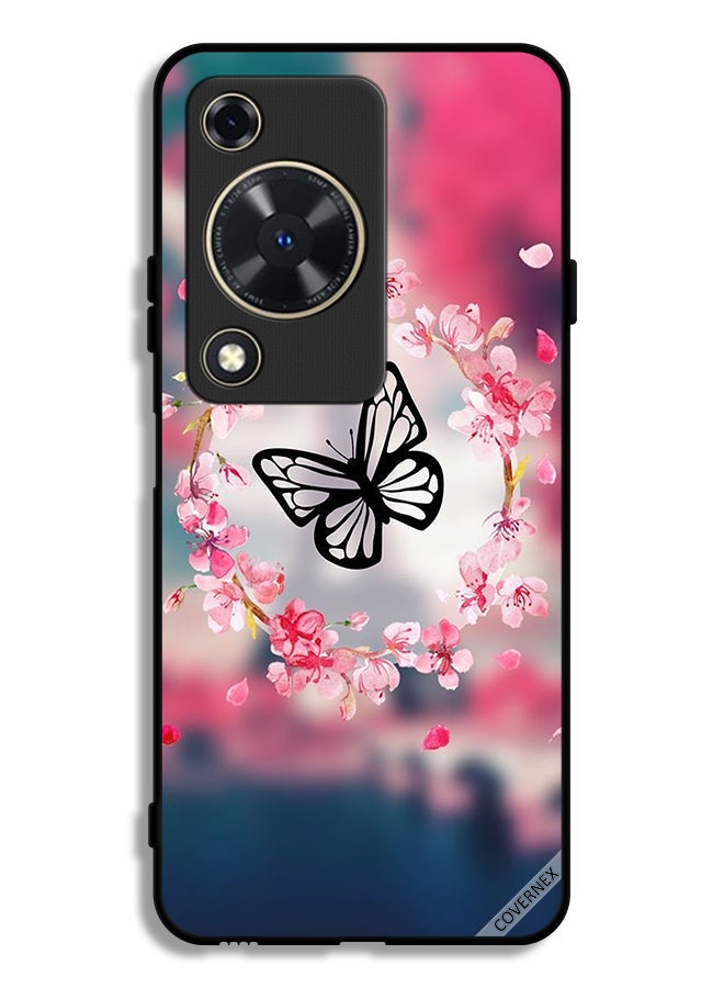 Covernex Huawei Nova Y72S Protective Case Cover Butterfly In Flower Ring