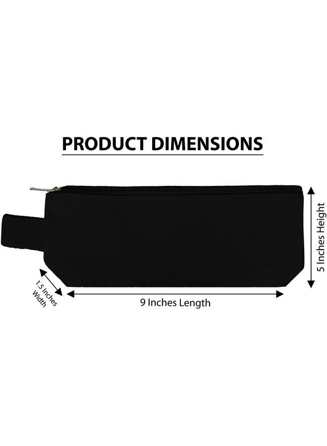 ليفي حافظة أقلام رصاص بسحاب (أسود) (عبوة من 20 قطعة) للمدرسة والمكتب والجامعة والسفر | منظم أدوات مكتبية متعدد الأغراض، حقيبة فرش مكياج ومستحضرات تجميل للبنات والأطفال والأولاد والنساء - Image 2