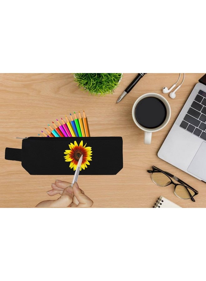 ليفي حافظة أقلام رصاص بسحاب (أسود) (عبوة من 20 قطعة) للمدرسة والمكتب والجامعة والسفر | منظم أدوات مكتبية متعدد الأغراض، حقيبة فرش مكياج ومستحضرات تجميل للبنات والأطفال والأولاد والنساء - Image 3