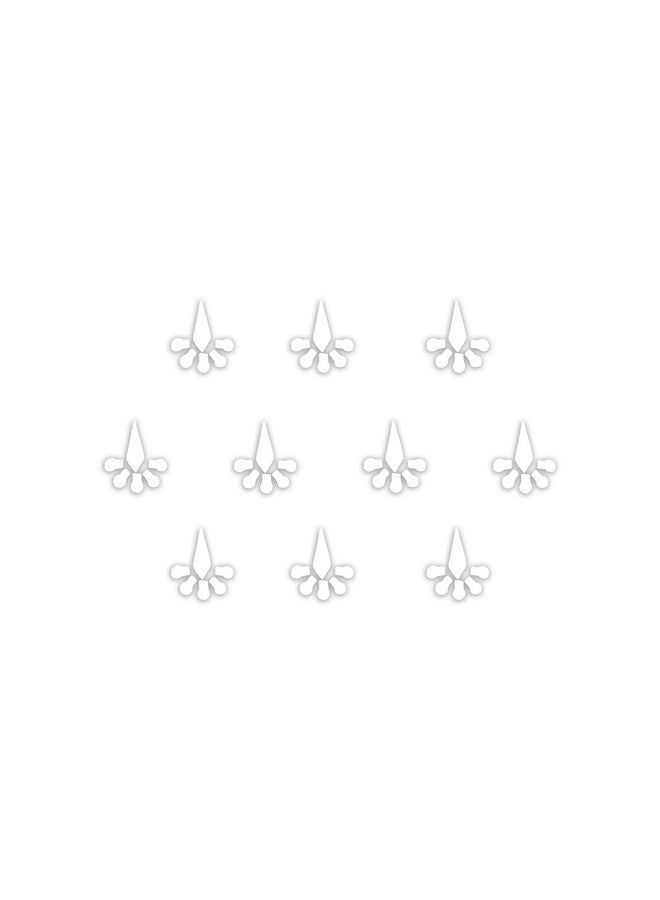 Comet Busters Fancy Handcrafted White Bindis (Bv2032) - Image 5