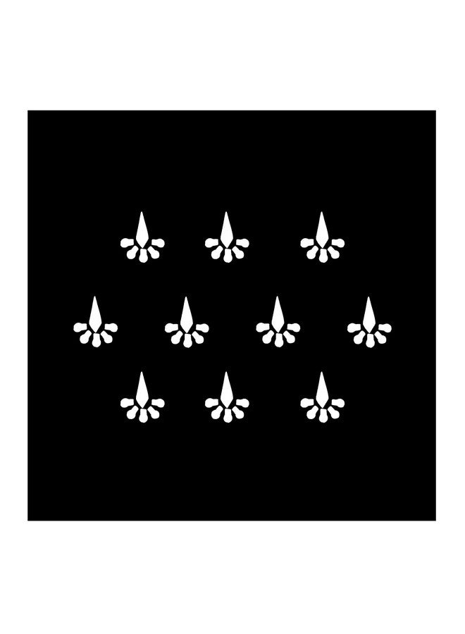 Comet Busters Fancy Handcrafted White Bindis (Bv2032) - Image 1