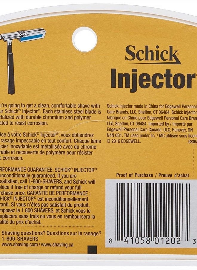 schick - Injector Razor Blades, 4 Count (Pack of 1) - Image 1
