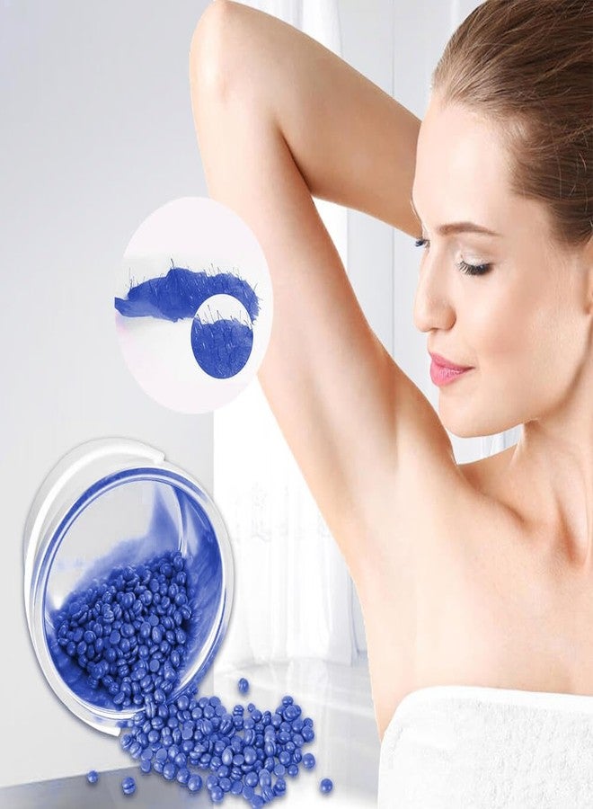 SalonDepot Waxing Kit - Portable Wax Heater for Hair Removal with 5 Pack Hard Wax Beans for Women and Men, Wax Warmer Kit - Suitable for Different Types of Hair, Eyebrow, Facial, Armpit, Bikini (White) - Image 4