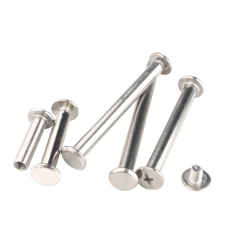M5 X 75mm Album Screws Binding Screws Chicago Screws Plated Brass Rivet Screws For Photo Albums Book Binding 5pcs - Image 4