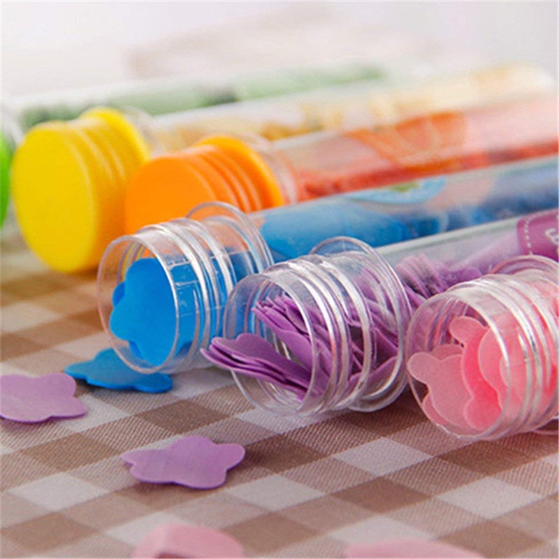 Ytm 4 Box Paper Soap Clean Soft Bath For Travel in flavour Design Tube Shape Bottle - Image 3