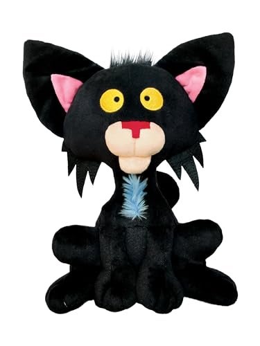 MerryMakers Bad Kitty 10Inch Based on The bestselling Childrens Books by Nick Bruel Black 11Inch - Image 1