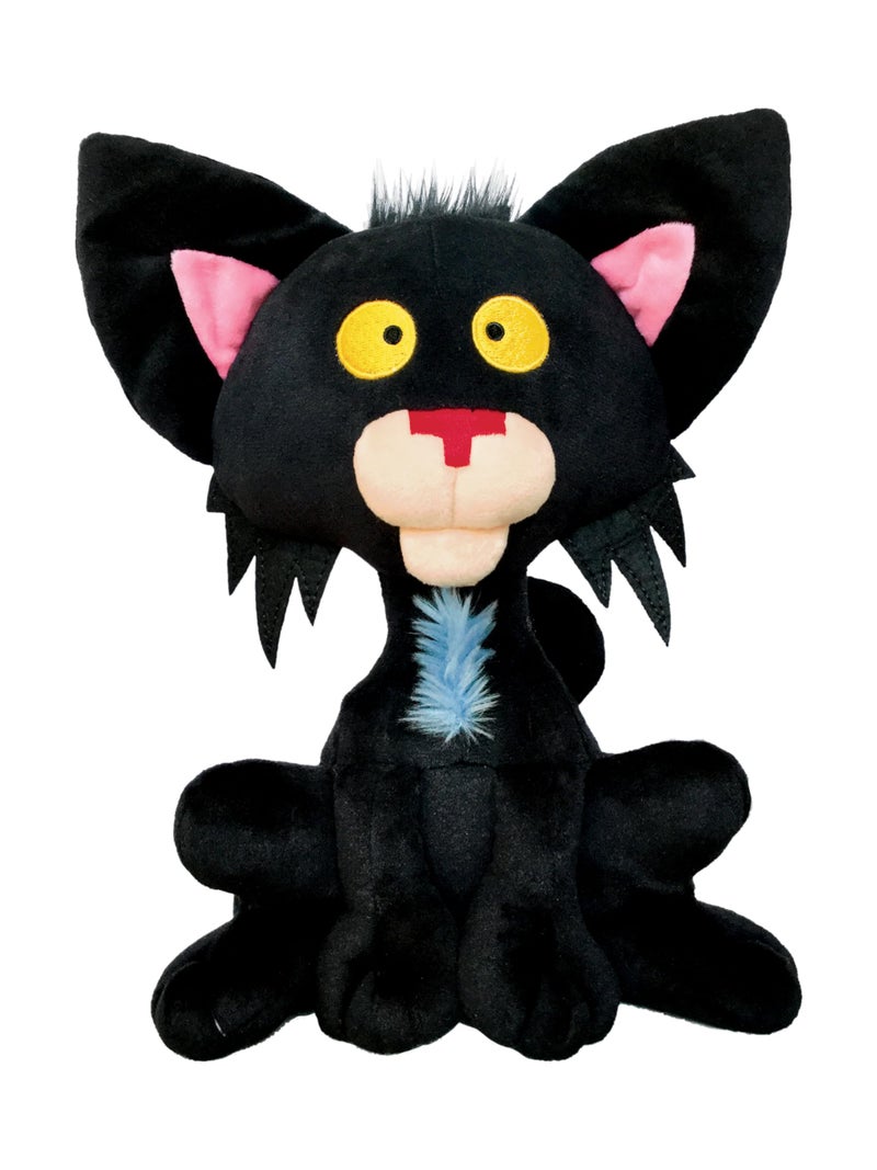 MerryMakers Bad Kitty 10Inch Based on The bestselling Childrens Books by Nick Bruel Black 11Inch - Image 2