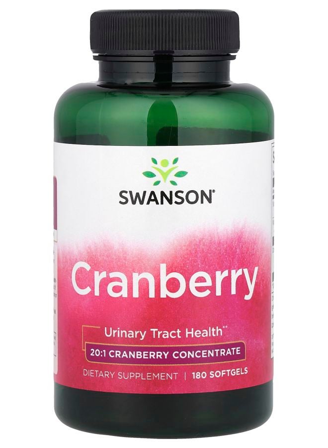 Cranberry 180 Softgels