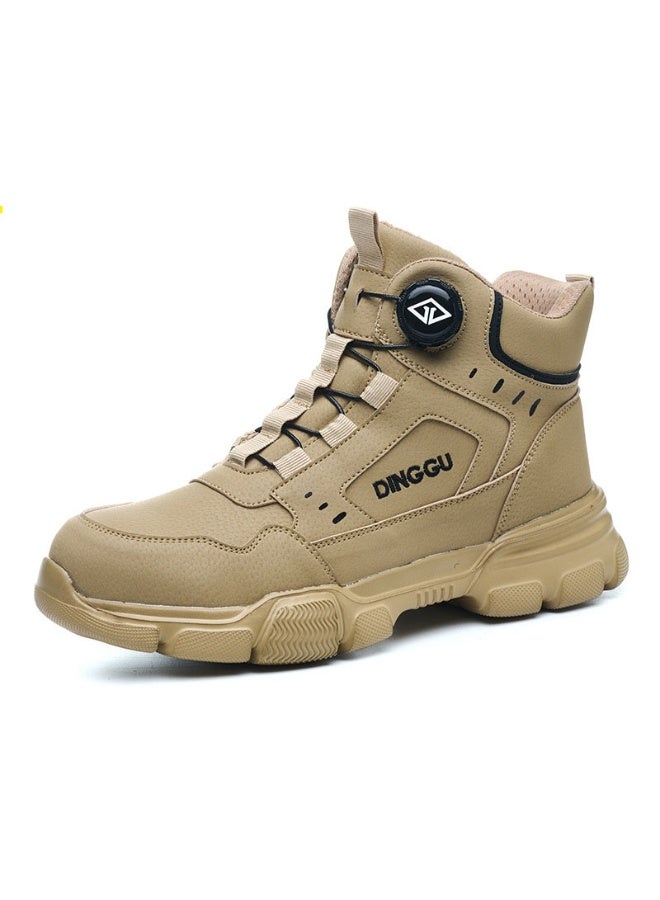 Dinggu Safety Shoes for Men - Anti-bump and Anti-puncture Lightweight and Safe Shoes with Steel Toe  Work Shoes - Image 1