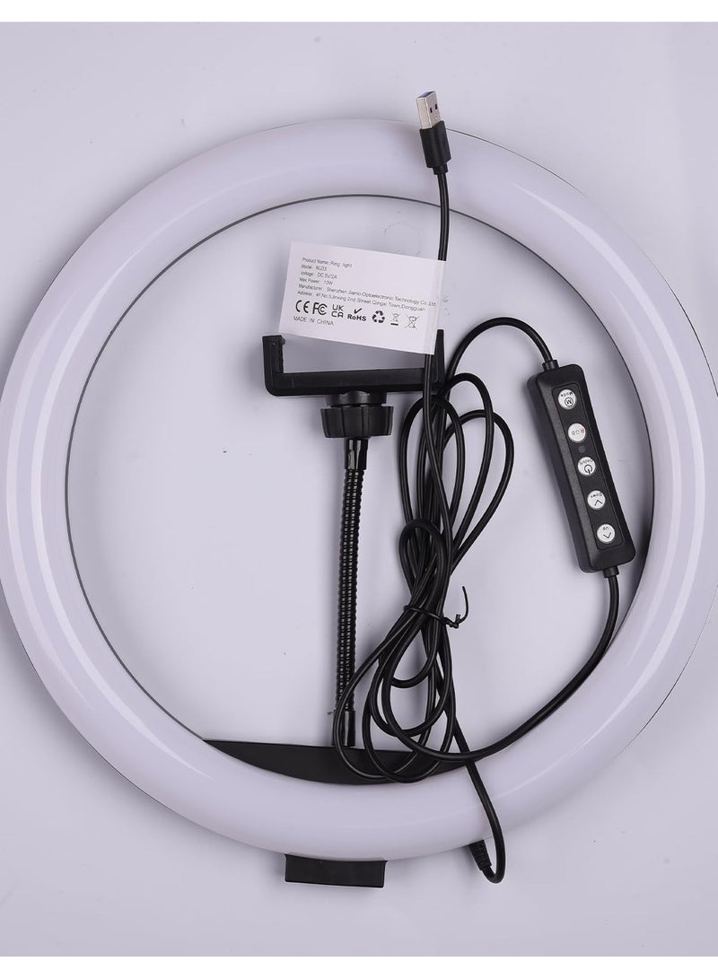 LED Ring Light with Tripod Stand & Phone Holder, 177cm/70" Tall, 40 RGB Modes, 13 Brightness Levels, Dimmable Selfie Circle Light for Makeup, YouTube, TikTok, and Live Streaming - USB Powered - Image 4