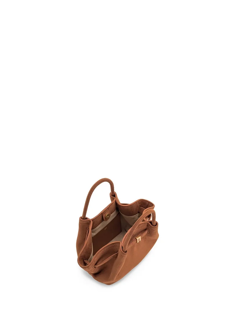 JW PEI Hana Mini Faux Suede Tote Bag