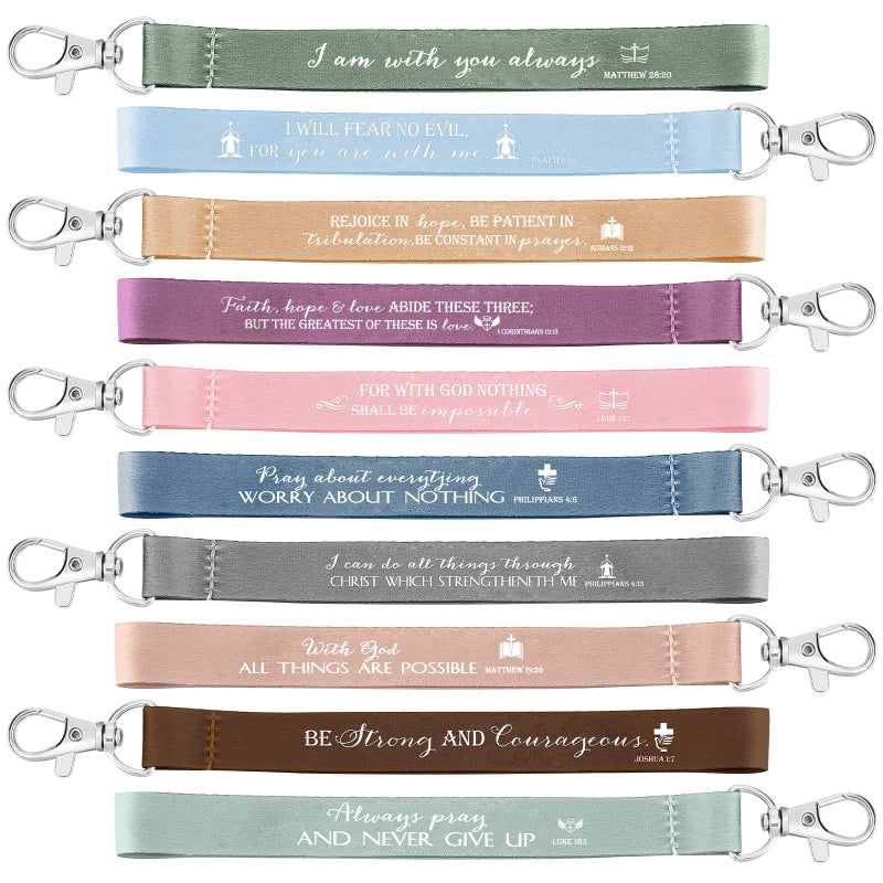 Inbagi 50 Pieces Mothers Day Gifts for Mom Christian Bible Verse Religious Biblical Keychain Bulk Gift for Women Church Mothers Day Teacher Favors - Image 2