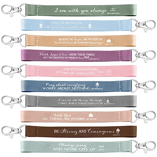 Inbagi 50 Pieces Mothers Day Gifts for Mom Christian Bible Verse Religious Biblical Keychain Bulk Gift for Women Church Mothers Day Teacher Favors - Image 1
