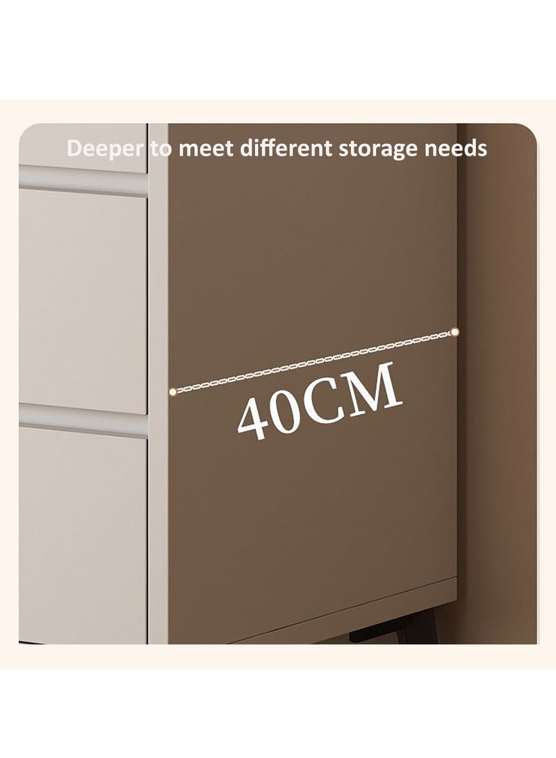 YY-ريشير خزانة جانبية، خزانة تخزين بطول 140 سم، خزانة ركن قهوة بأدراج وأبواب، مناسبة للمدخل، غرفة الطعام، غرفة المعيشة وغرفة النوم - Image 4