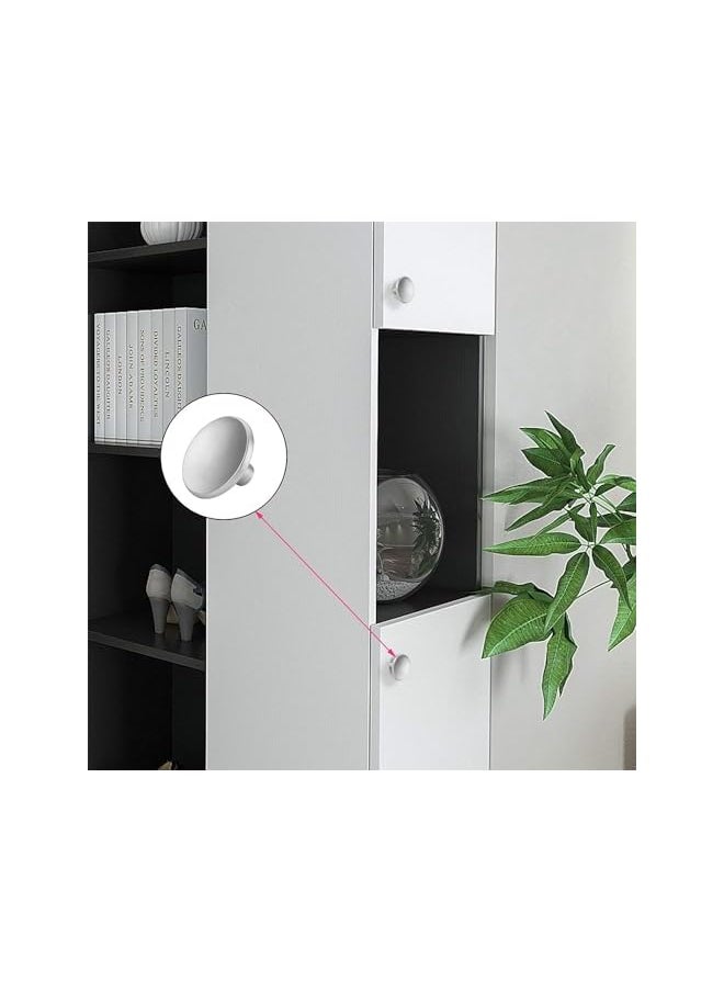 PROMASS promass Cabinet Knobs Round Drawer Knobs 37mm Single Hole Aluminum Alloy Dresser Knobs Used for Kitchen Cabinet Hardware, Pack of 10,Silver  - Image 5
