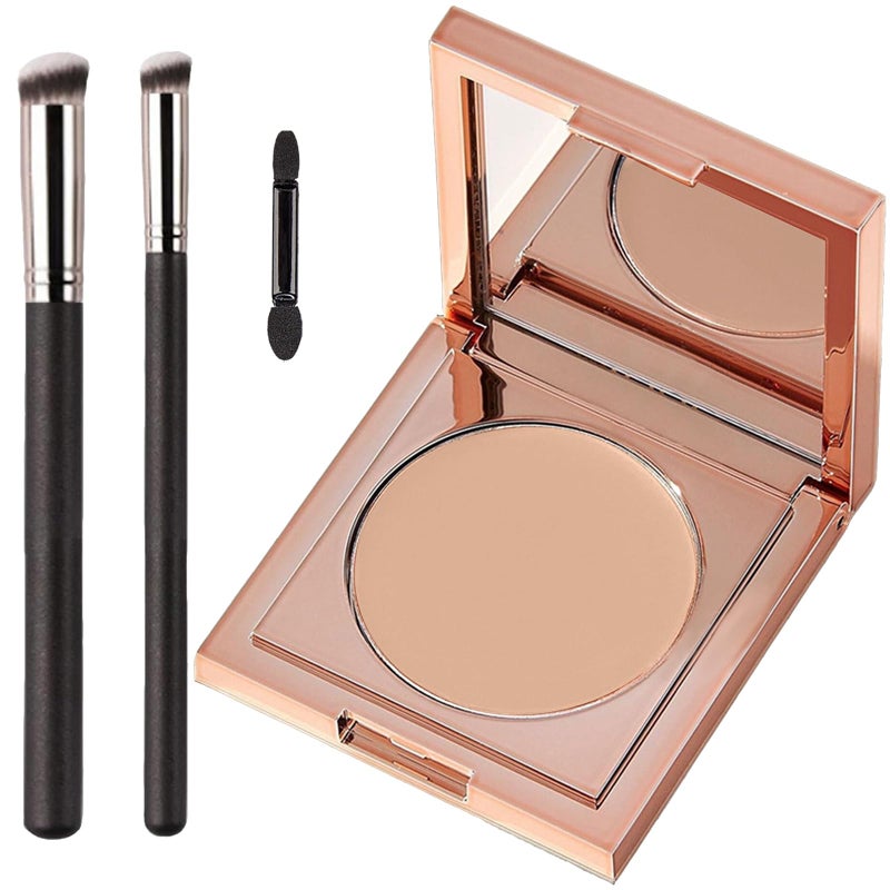 TIRDET Colored Clay CC Undereye Corrector, Under Eye Concealer Color Corrector for Dark Circles With Three Brushes, Hydrating Concealer - Image 1