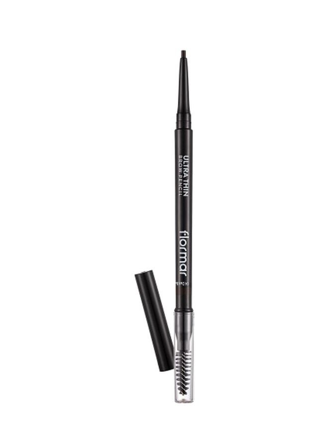 flormar Ultra Thin Brow Pencil 04 Dark Brown - Image 1