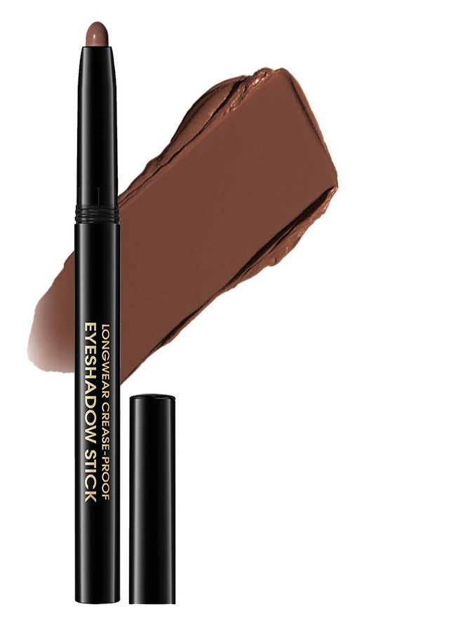 Euphily Matte Cream Eyeshadow Stick, Waterproof Eye Shadow Stick, Long-Lasting and Blendable High Pigmented Single Eyeliner Makeup for Women, 2 Pecan - Image 1