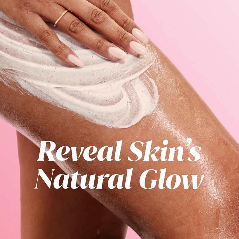 Olay Body Indulgent Mineral Scrub, Skin Exfoliating & Massaging Pearls, Nourishing Soft & Gentle Formula, Renewing BHA, Vitamin B3 Complex, Luxurious Fragrances, Wild Rose & Cherry Creme Scent, 11 oz - Image 3