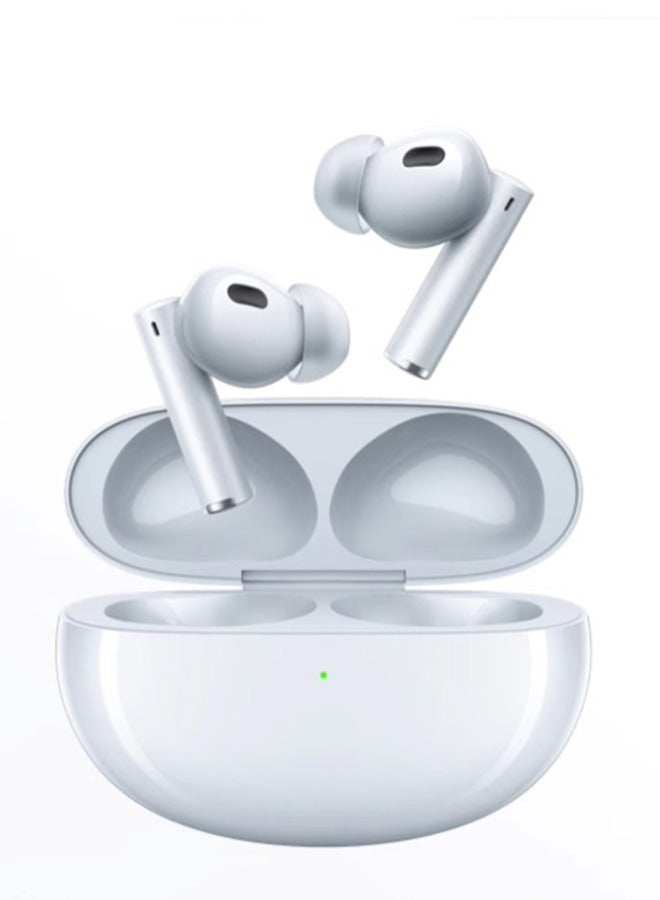 Buds Air 6 Pro Truely Wireless Earbuds, 50dB Active Noise Cancellation, 40 Hours Playtime, Dynamic Bass Boost, 6-Mic for Clear Calls,Bluetooth 5.3 Silver/Blue