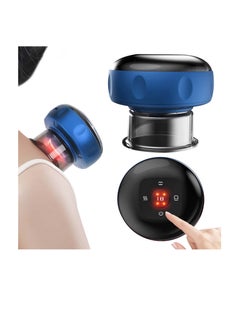Smart Dynamic Cupping Therapy Set, Smart Cupping Set, Electric Cupping Device | Smart Portable 4-in-1 Button Type | with 12 Massage Mode Acupoint Scraping Apparatus