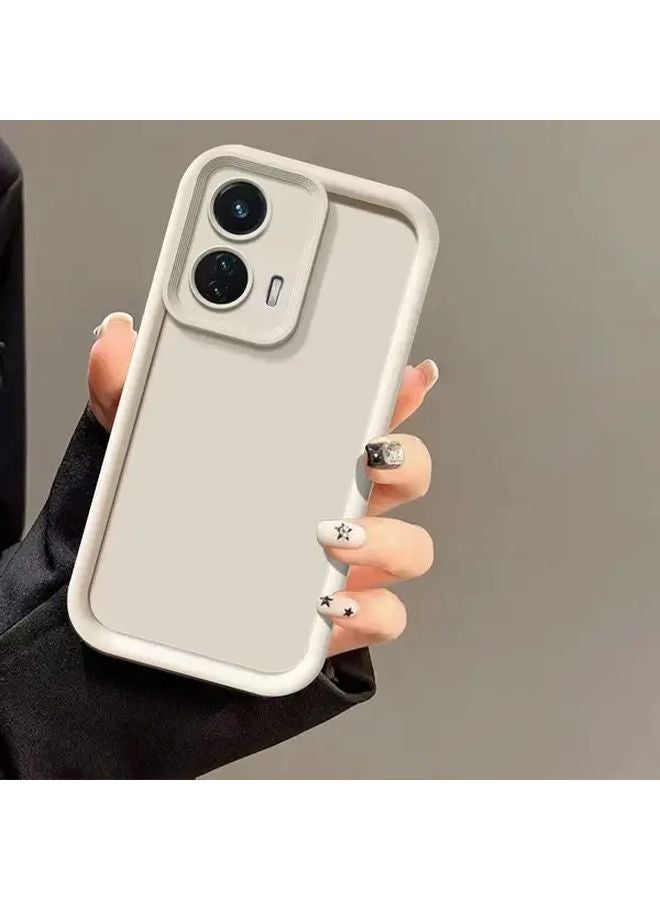 Burgundy Shock Absorbent Matte Cover Case For MOTO G85 5G Lens Protection - Image 4