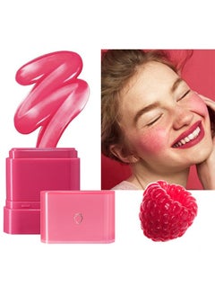 MOOYAM Blush Dewy Cheek & Lip Multi Balm - Fruit Flavor Makeup, Face Brightening Lasting Colo, Blusher Stick Natural Glow Silly Blusher Light And Soft Feeling The Apply On Your Face 05#Rasberry  - Image 1