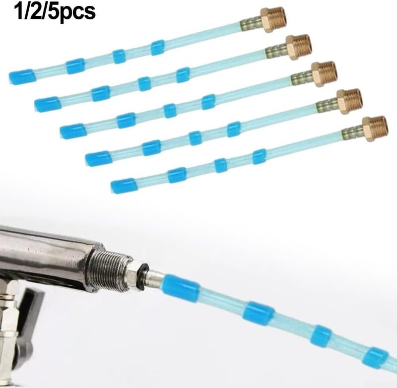 Efficient Car Cleaning Tool with High Pressure Rubber Rotate Tube and Accessories Set (5Pcs) - Image 3