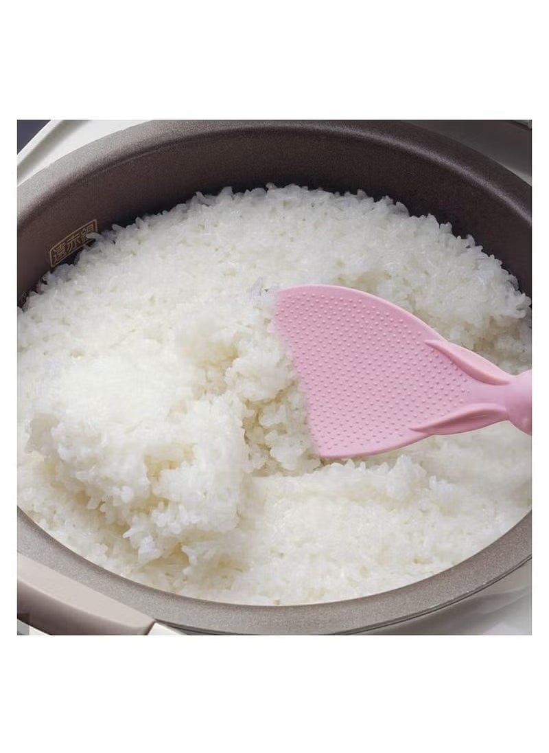 ماركة غير محددة 2قطع من ملعقة أرز قائمة على شكل أرنب، ملعقة أرز منزلية لطهي الأرز (لون عشوائي)  - Image 4