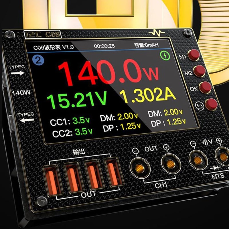 Advanced Triple Display Dual Channel Multimeter Oscilloscope Tool Set 1 - Image 3