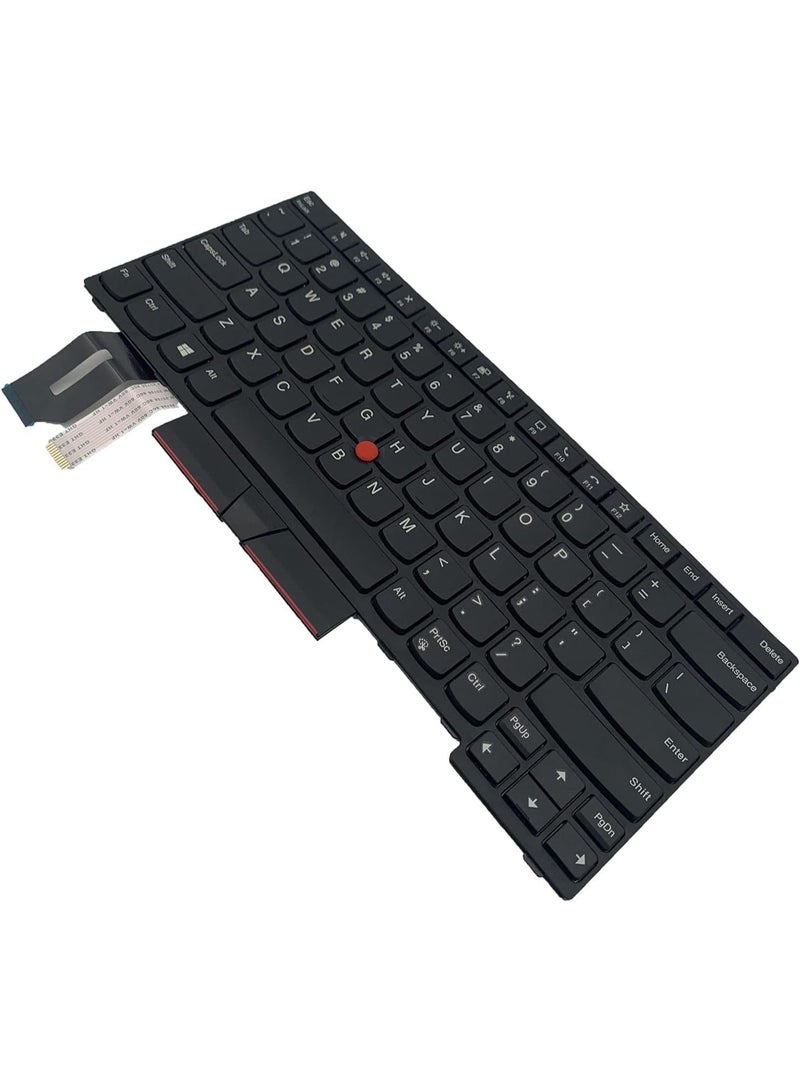 Terabyte Replacement Laptop US Layout Keyboard for Lenovo ThinkPad T14 Gen 1 2020 20UD 20UE 20S0 P14s Gen1,P14s T14 Gen2 Black - Image 3