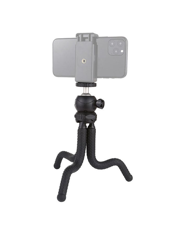 NIBEMINENT Flexible Hose Sponge Octopus Tripod With Ball Head Small Black  - Image 3